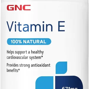 GNC Vitamin E 100% Natural 1000IU - 60 Softgels